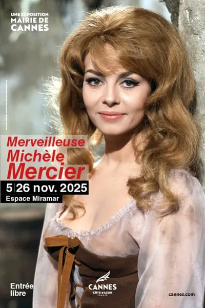 Cannes célèbre Michèle Mercier : une exposition hommage à l’Espace Miramar