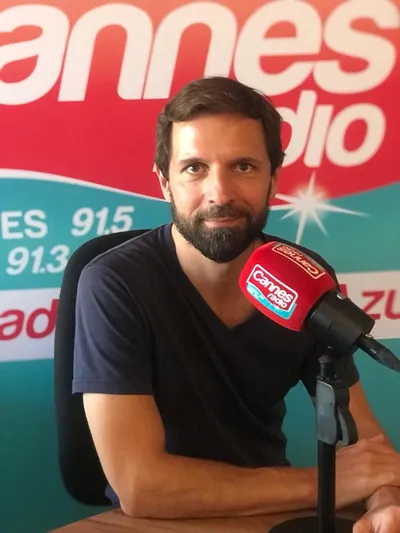 Le philosophe et écrivain Maxime Rovere à Cannes Conférence 