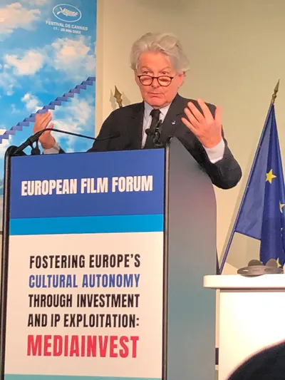 23/05/22 : THIERRY BRETON  POUR LE FORMUM EUROPEEN DU FILM