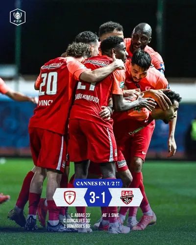 L’AS CANNES est en demi-finale de la Coupe de France