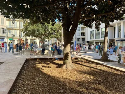 Cannes : inauguration la place Commandant François Lamy