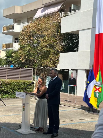 L’hommage rendu à Mandelieu au gendarme Eric Comyn