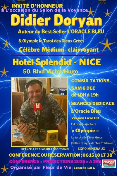 GAGNEZ DES INVITATIONS POUR LE SALON DE LA VOYANCE AVEC DIDIER DORYAN