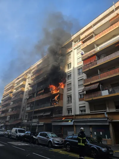 Deux blessés graves dans un incendie à l’Ariane à Nice
