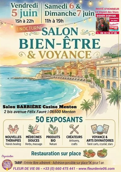 GAGNEZ DES INVITATIONS POUR LE SALON BIEN-ÊTRE & VOYANCE A MENTON