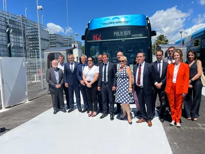 Cannes Lérins met en service ses premiers bus à hydrogène vert
