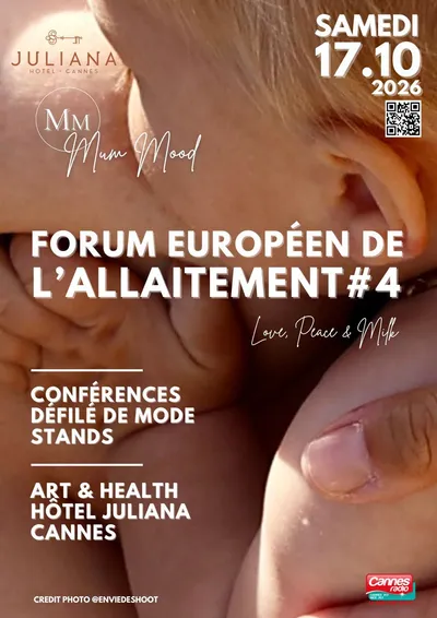 Cannes accueille le quatrième Forum européen de l’allaitement maternel