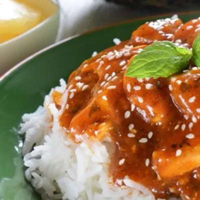 Poulet gingembre et ananas