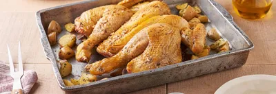 Cuisses de poulet grillées au four