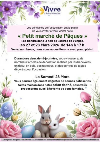 EHPAD DE RIXHEIM - MARCHE DE PAQUES