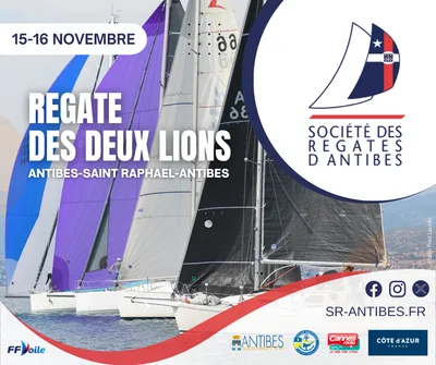 LA REGATE DES DEUX LIONS AVEC LES REGATES D'ANTIBES