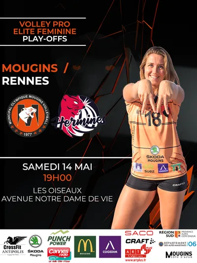 M.O.Mougins/Rennes Etudiants Club Volley Ball