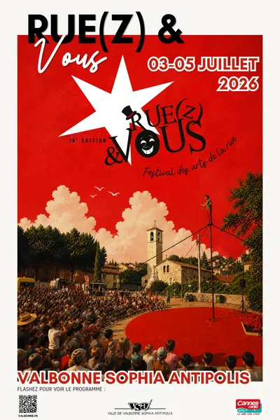 PARTENARIAT CANNES RADIO : LE FESTIVAL RUE(Z)VOUS A VALBONNE