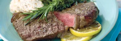 Rumsteck, beurre au poivre