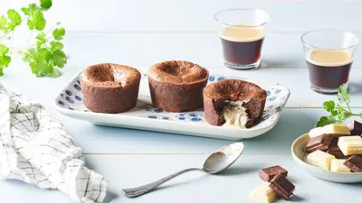 Fondant au chocolat au cœur chocolat blanc