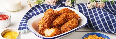 Poulet panné croustillant