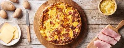 Quiche raclette