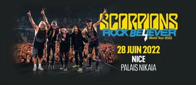 SCORPIONS EN CONCERT CE SOIR A NICE