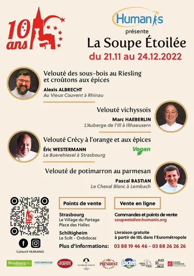 10e édition de la Soupe Etoilée au Village du Partage à Strasbourg 
