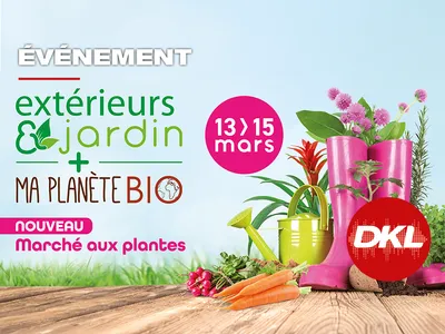 SLIDER DKL - ÉVÉNEMENT - Extérieurs et Jardin + Ma Planète Bio