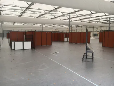 Travaux installation Foire Européenne