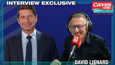 INTERVIEW EXCLUSIVE DE DAVID LISNARD SUR CANNES RADIO