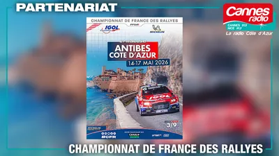 PARTENARIAT CANNES RADIO : LE 61 ème RALLYE DE LA CÔTE D'AZUR