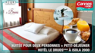 GAGNEZ UN SEJOUR POUR 2 PERSONNES A L'HÔTEL LE DRUOS A ISOLA 2000