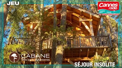 GAGNEZ UN SEJOUR INSOLITE POUR 2 PERSONNES A LA CABANE DES PINS SYLVESTRE