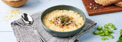 Soupe grecque au poulet Avgolemono