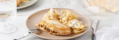 Suprême de volaille farci aux champignons