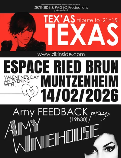 Valentine's Day, an evening with Amy Winehouse & Texas