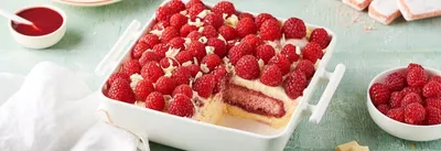 Tiramisu framboise/chocolat blanc