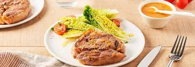 Tournedos de magret de canard marinés à l'abricot