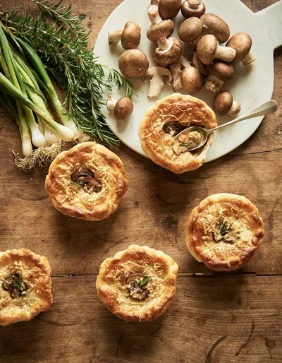 Tourte au poulet champignons