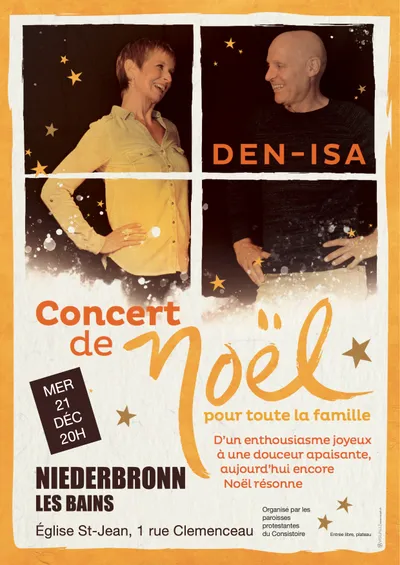  Concert de Noël pour toute la famille avec Den-Isa 