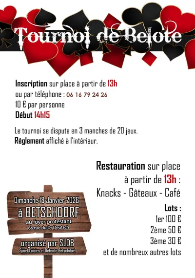 Tournoi de Belote : SLDB