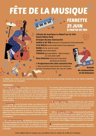 ferrete fete de la musique