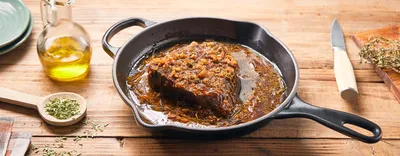 Bœuf confit à l'origan