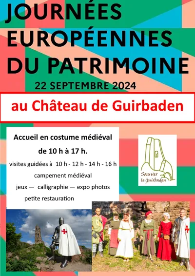 Journée Européenne du Patrimoine au château du Guirbaden