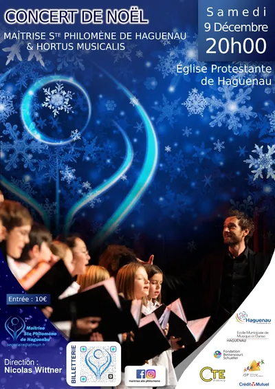 Concert de Noël Maîtrise Ste Philomène Haguenau