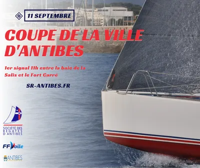 AGENDA : VOILE : COUPE DE LA VILLE D'ANTIBES LE 11/09/22 