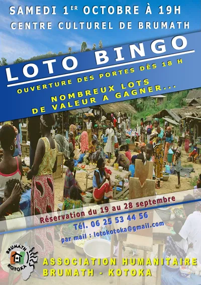  Loto Bingo pour association humanitaire Brumath Kotoka