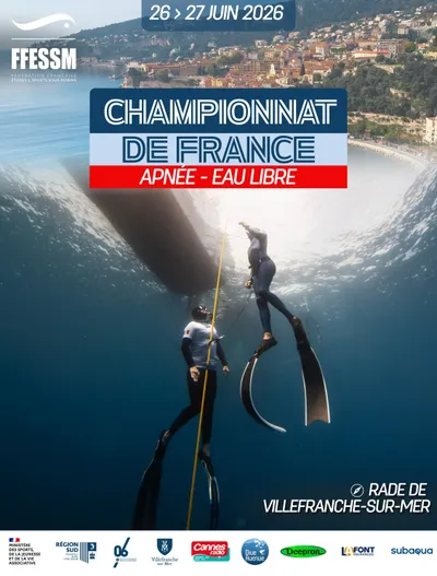 PARTENARIAT CANNES RADIO : LE CHAMPIONNAT DE FRANCE D’APNÉE EN EAU LIBRE