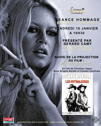 GAGNEZ DES PLACES POUR LA SEANCE HOMMAGE A BRIGITTE BARDOT AU CINEMA OLYMPIA
