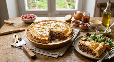 TOURTE À LA VIANDE HACHÉE