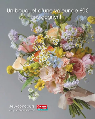 CANNES RADIO FÊTE LE PRINTEMPS : GAGNEZ UN BOUQUET DE FLEURS CHEZ RONI FLEURS
