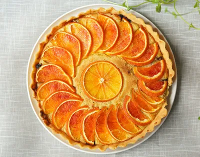 Tarte à l'orange (façon tatin)