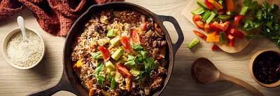 One pot à la mexicaine de riz au bœuf
