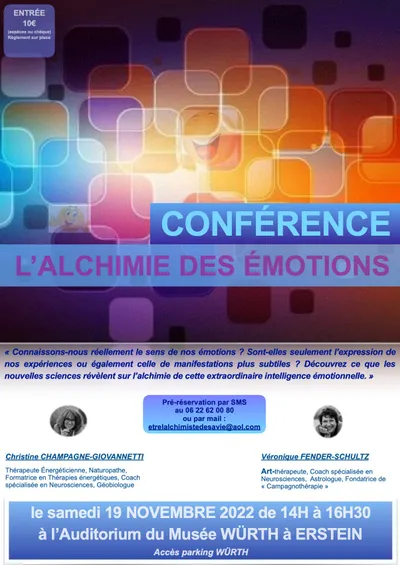 Conférence  l’Alchimie des émotions